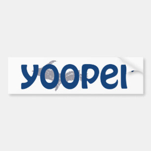 UPP Michigan Yooper Bumper Sticker Bildekal