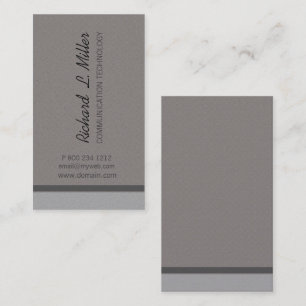 Upp Minimalist neutral företags Tech för ÖVRE t Visitkort