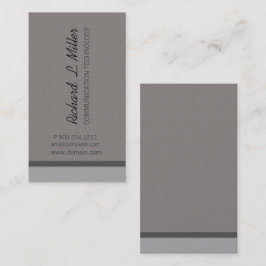 Upp Minimalist neutral företags Tech för ÖVRE typ Visitkort