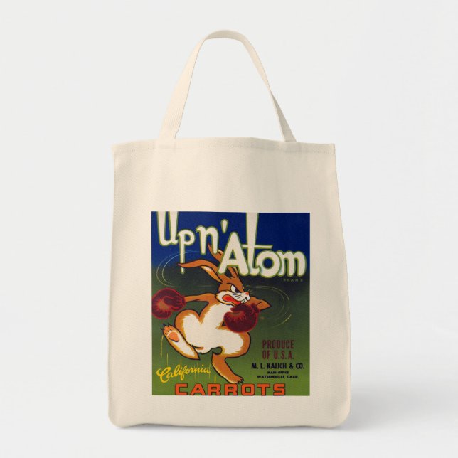 Upp n'Atom California Carrots Tygkasse (Framsidan)