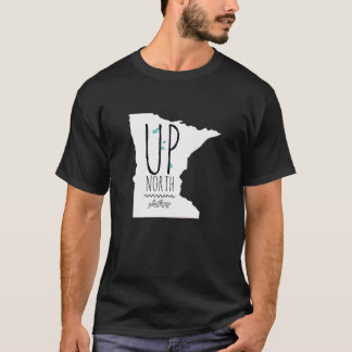 Upp nord MN T Shirt med Sjöar