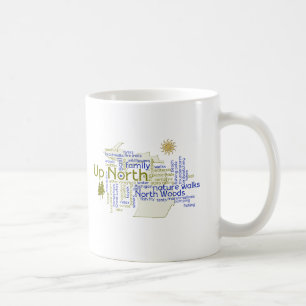 Upp norden - Michigan delar Kaffemugg