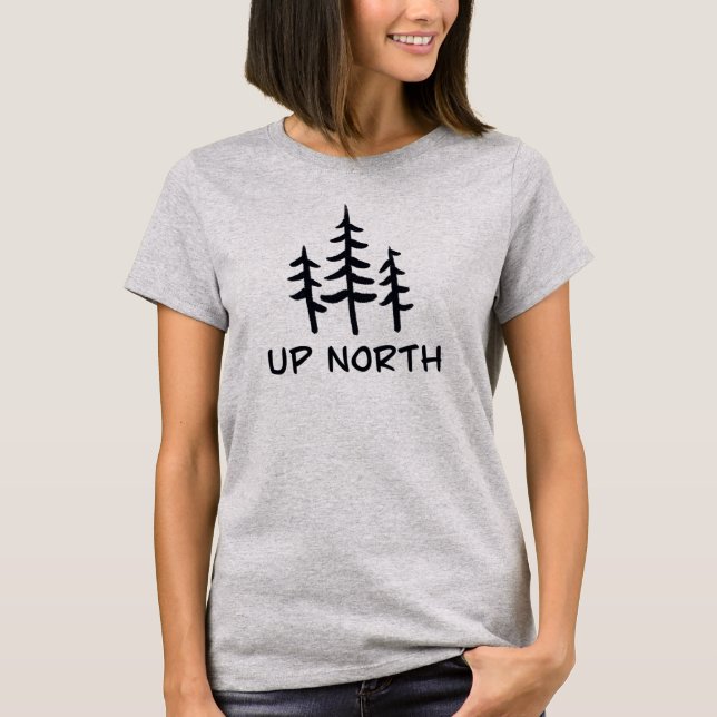 Upp norrut t shirt (Framsida)