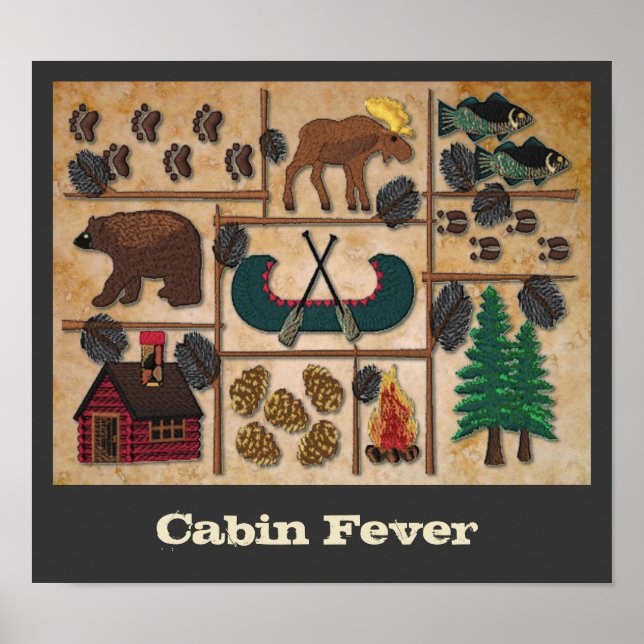 Upp North Cabin Fever Poster (Framsidan)