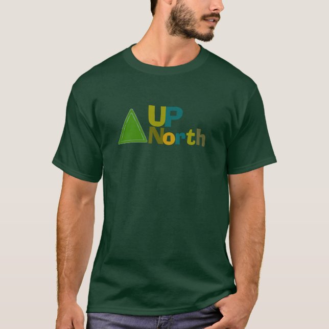 Upp-North T-Shirt - (Framsida)