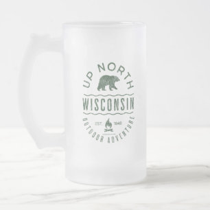 Upp North Wisconsin Frostat Ölglas