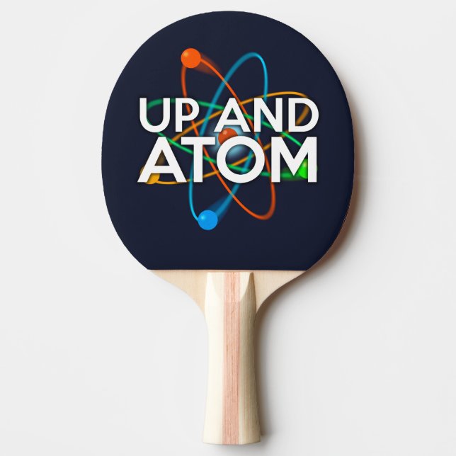 UPP OCH ATOM Kul vetenskap Pingisracket (Framsidan)