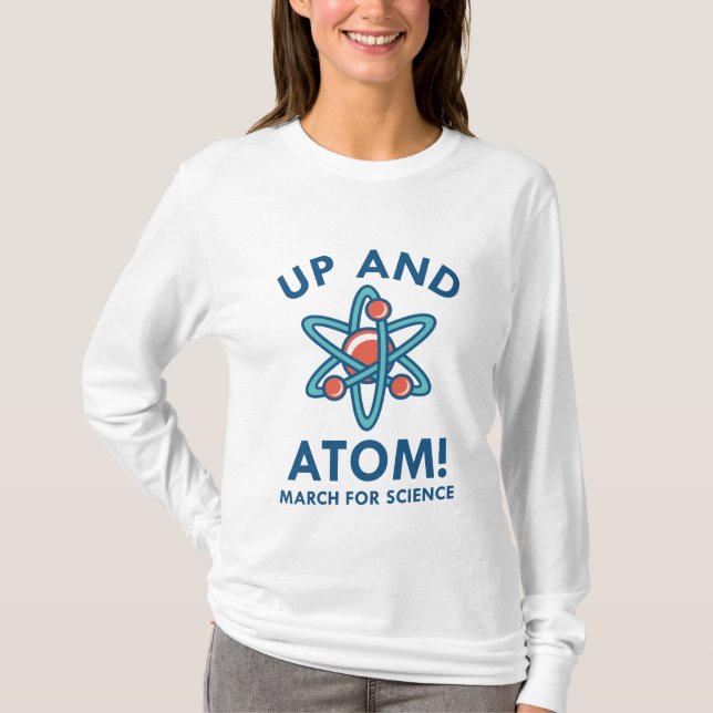 Upp och Atom! T Shirt (Framsida)