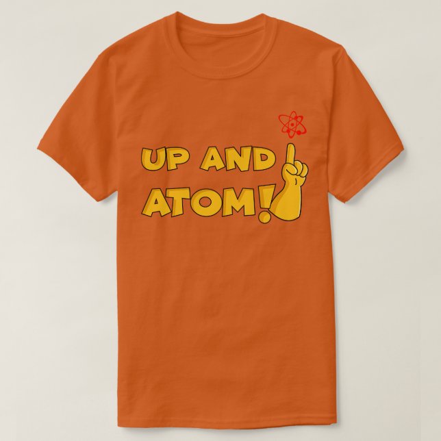 Upp och ATOM T Shirt (Design framsida)
