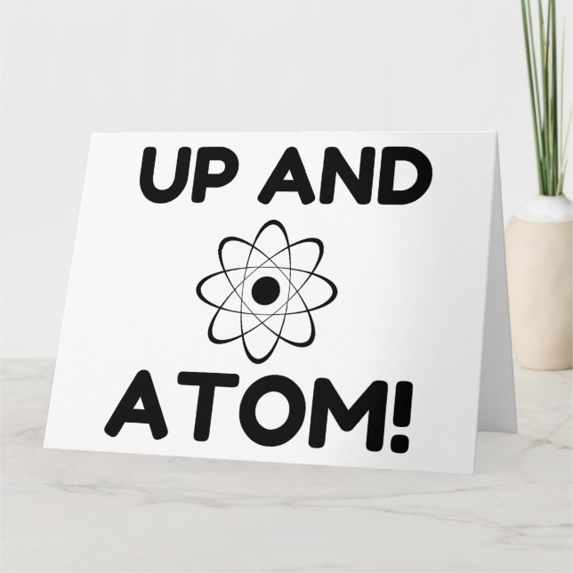 UPP OCH ATOM TACK KORT (Framsida)