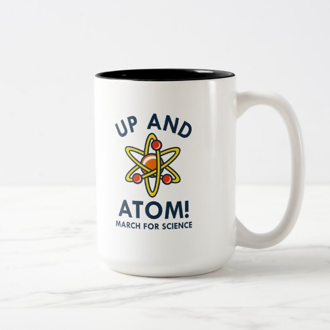 Upp och Atom! Två-Tonad Mugg (Höger)