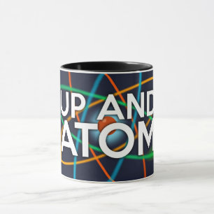 UPP OCH ATOM Vetenskap Mugg