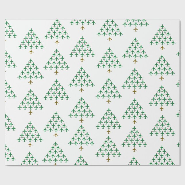 Upp och bort Julgran Presentpapper (Platt)