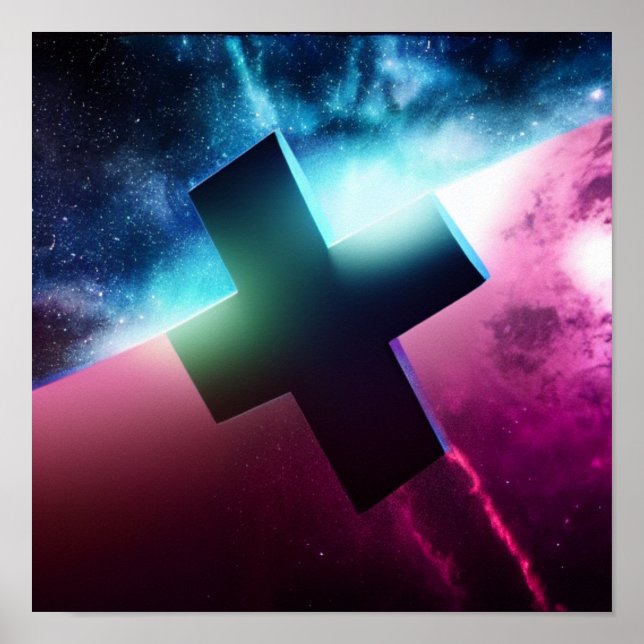 Upp och bort Kor i rymden Poster (Framsidan)