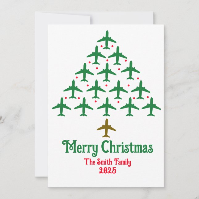 Upp och bort till jul inbjudningar (Framsida)