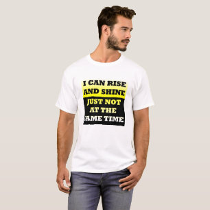Upp och framåt Rolig t-shirt