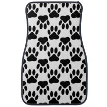 Upp och ned Hund Tass avtryck