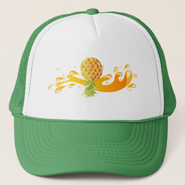 upp och ned på ananas Hat Keps (Framsida)