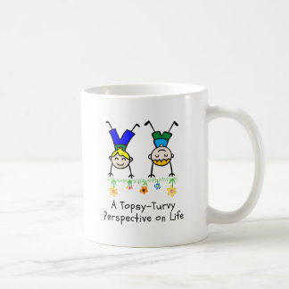 Upp-och-ner Perspektiv på Livet. Kaffemugg
