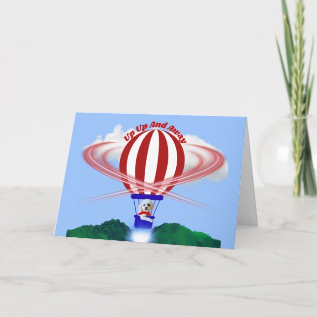 Upp och upp på Grattis på födelsedagen-kort Kort (Framsida)