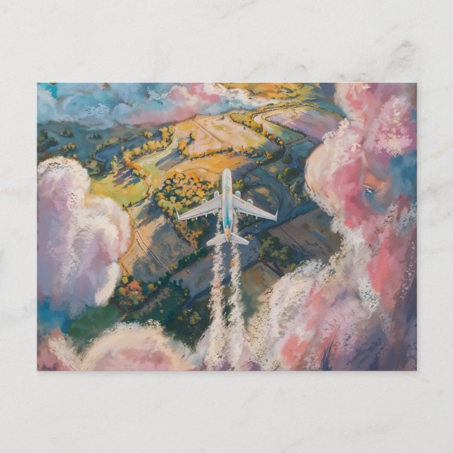 Upp ovan vykort (Framsida)