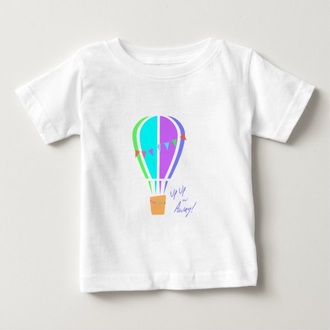 Upp övre och bort! tee shirt (Framsida)