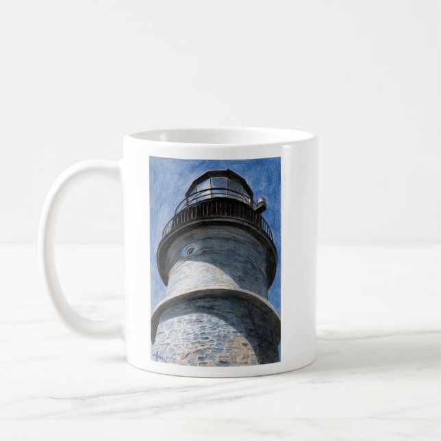 Upp Portland Head Light Kaffemugg (Vänster)
