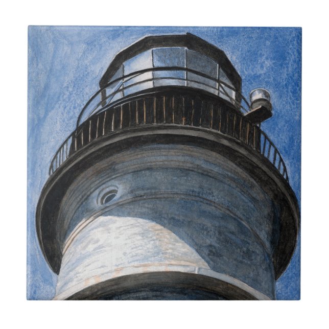 Upp Portland Head Light Kakelplatta (Framsidan)