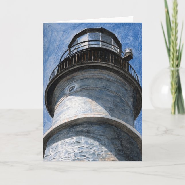 Upp Portland Head Light Tack Kort (Framsida)