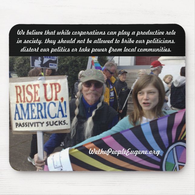 Upp stiger Amerika Musmatta (Framsidan)