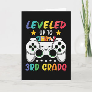 Upp till 3:e videospelaren Klass Back to school Kort