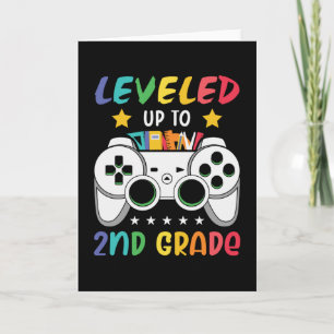 Upp till andra videospelaren Klass Back to school Kort