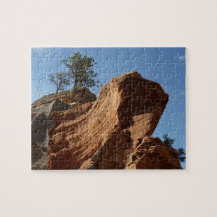 Upp till Angels Landing i Zion National Park Pussel