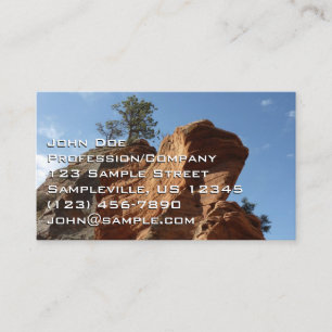 Upp till Angels Landing i Zion National Park Visitkort
