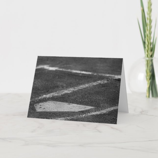 Upp till det svartvita) kortet för plätera ( kort (Framsida)