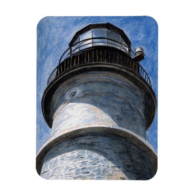 Upp till Portland Head Light Magnet (Vertikal)