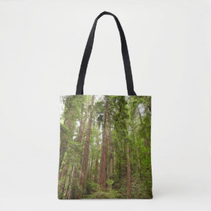 Upp till Redwoods I vid Muir Woods National Monume Tygkasse