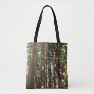 Upp till Redwoods II vid Muir Woods National Monum Tygkasse