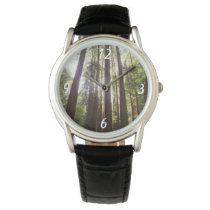 Upp till Redwoods på morgonen Armbandsur