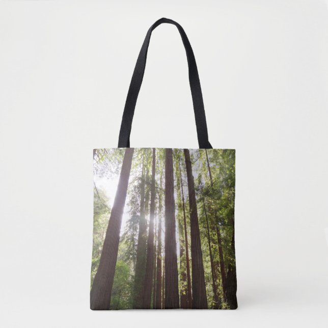 Upp till Redwoods på morgonen Tygkasse (Framsida)