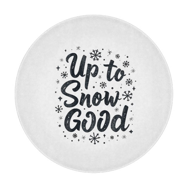 Upp till snö bra rolig vinter snöflinga jul (Framsidan)