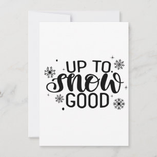 Upp till snö god rolig jul vinter snöflinga inbjudningar