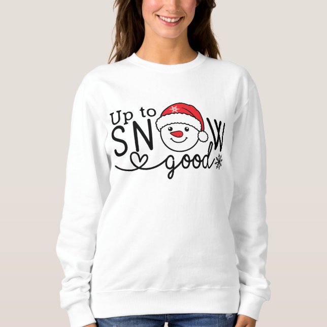 Upp till snö väl t shirt (Framsida)
