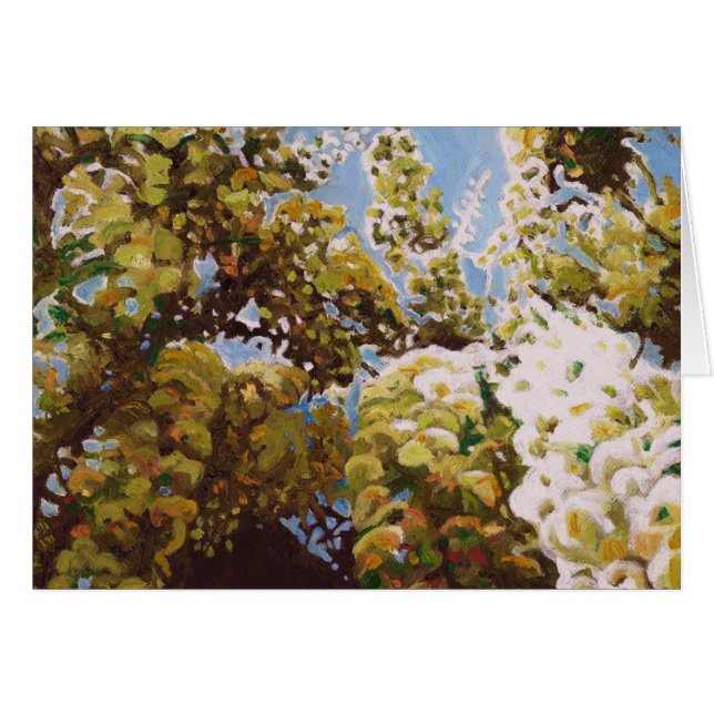 Upp till wisteria 2011 hälsningskort (Framsidan Horizontal)