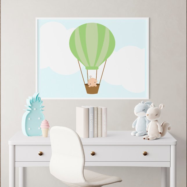 Upp, upp och bort! Barnmurskonst Poster (Skapare uppladdad)