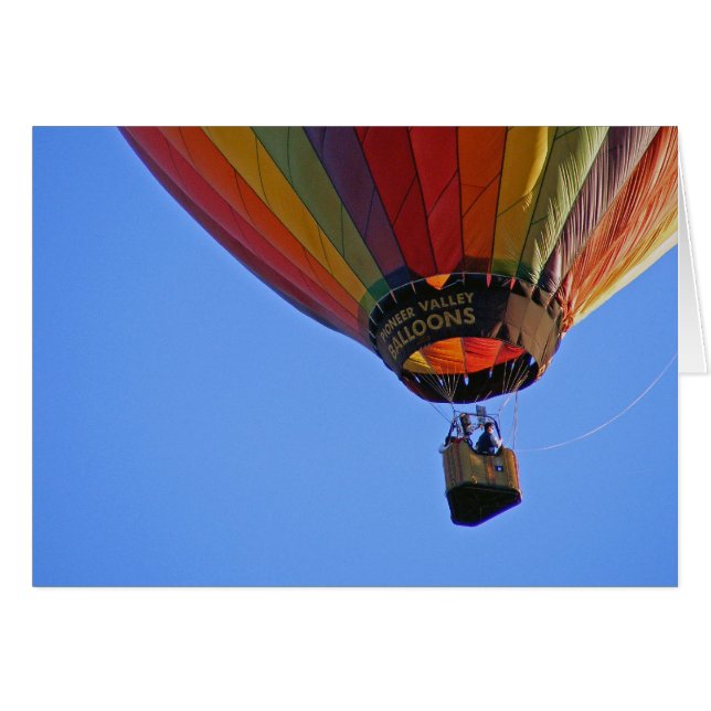 "Upp, upp och bort ", Hälsningskort (Framsidan Horizontal)