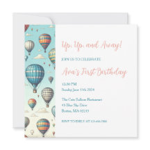 Upp, Upp och Bort! Luftballonger Födelsedagsfest