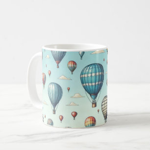 Upp, upp och bort! Viktiga Luftballonger Kaffemugg
