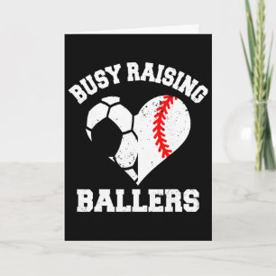 Upparbetar Llers Fotboll Säljer Heart Mom Game Day Kort