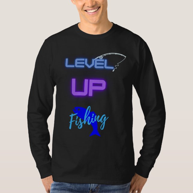 Uppåt fiske t shirt (Framsida)